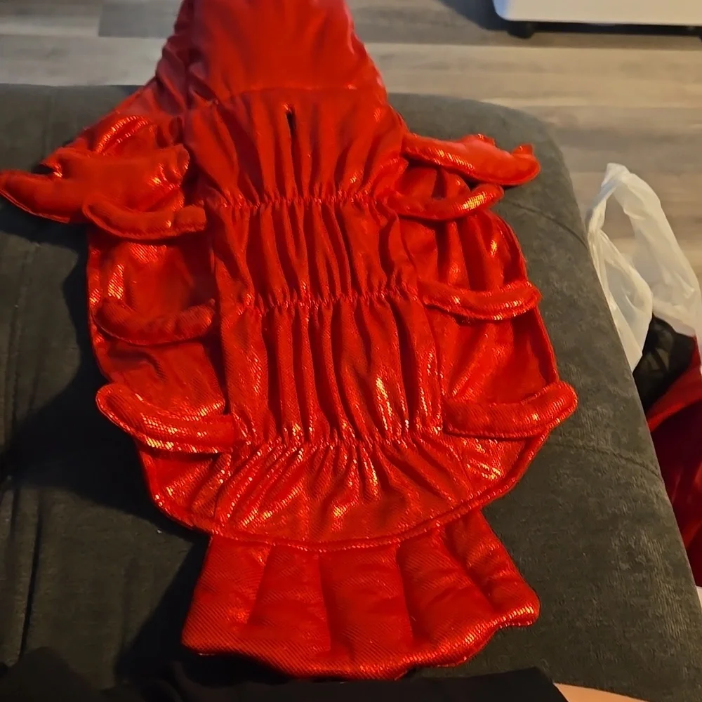 Lobster Dog Costume, Size Medium, New
